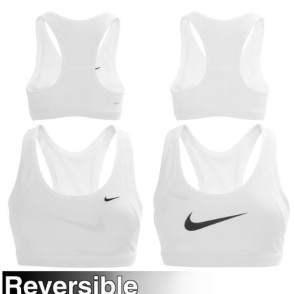 NIKE DRI-FIT REVERSIBLE COTTON SPORTS BRA - Picture 3 of 7